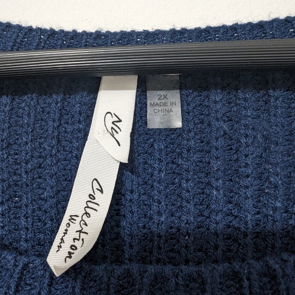 Navy Blue Sweater - Picture 3 of 4